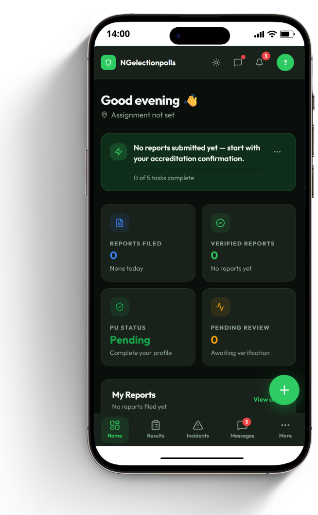 NGelectionpolls mobile app preview